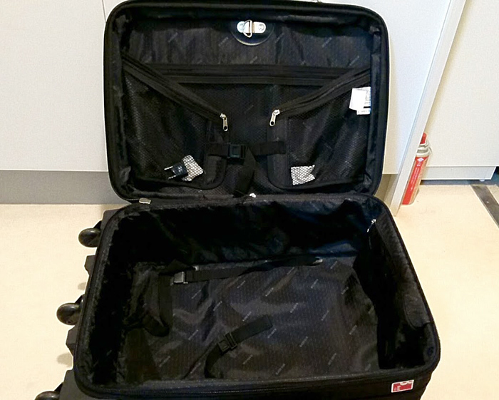スーツケースの大きさ